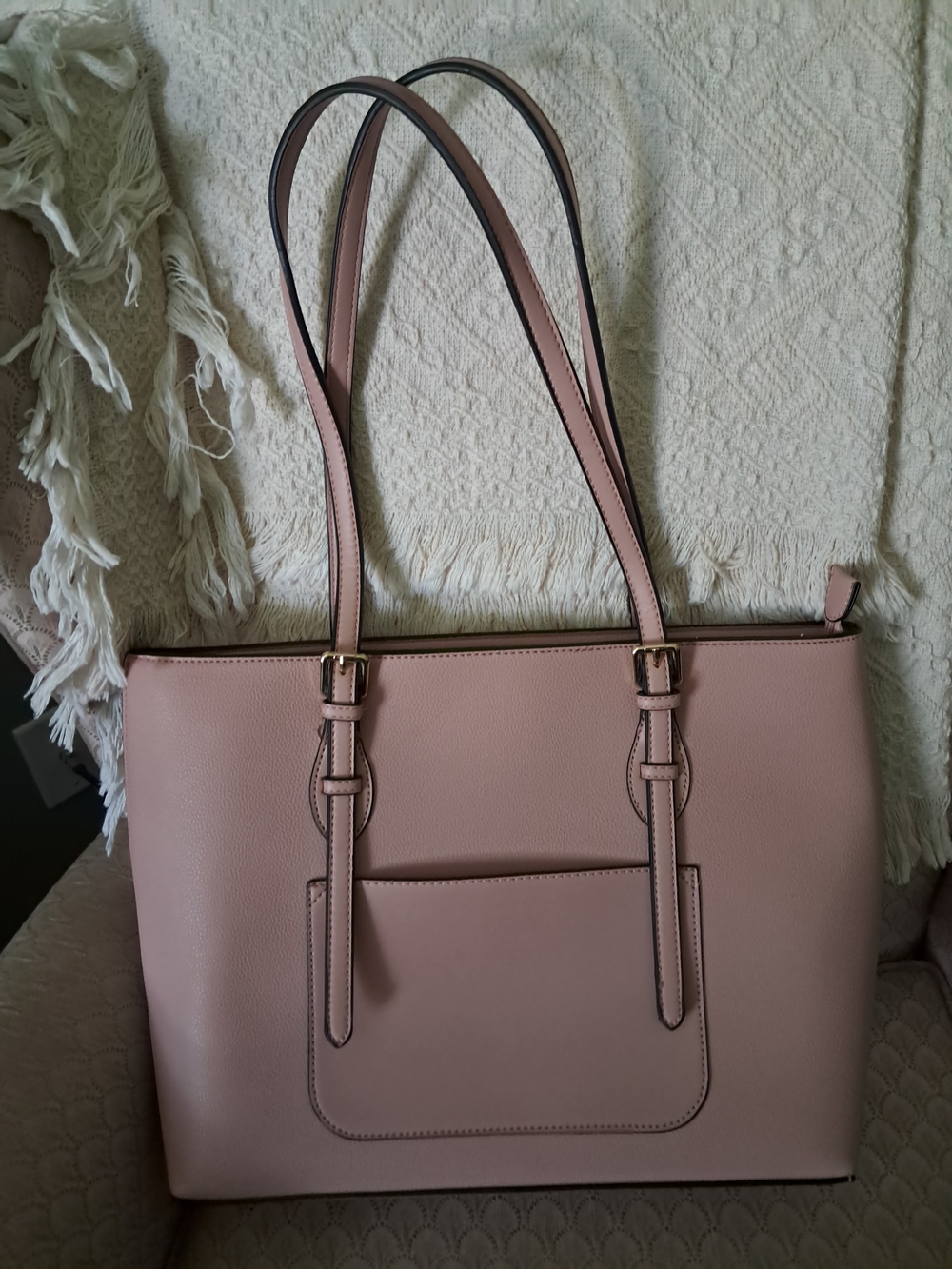 Classic Women's Tote Bag in Blush Pink